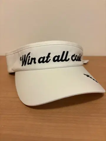미사용 WAAC Win at all costs! 골프 캡 바이저