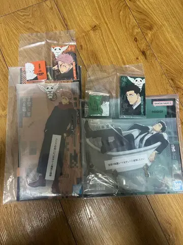 주술회전 제일복권 A상 E상 빅 아크릴 스탠드 이타도리 히구루마 세트