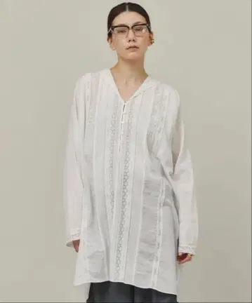 캘런솔로지 레이스 세일러 블라우스