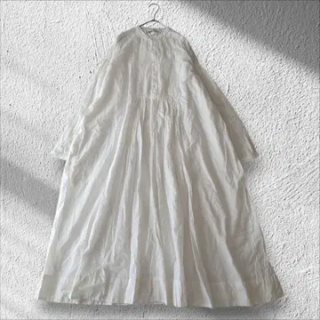 Veritecoeur 베리떼꾸르 개더 핀턱 원피스 면