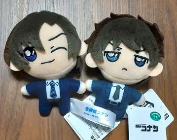 명탐정 코난 마스코트 마츠다 진페이 하기와라 켄지 2점 세트 봉제 인형