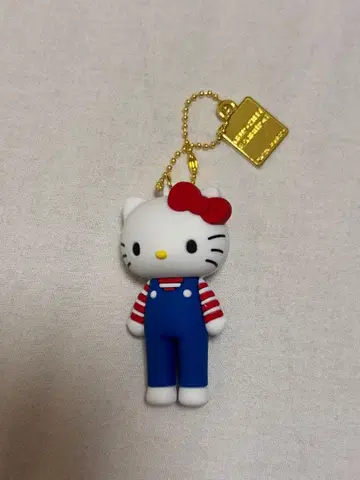 헬로키티 50주년 한정판 굿즈 마스코트 오버롤