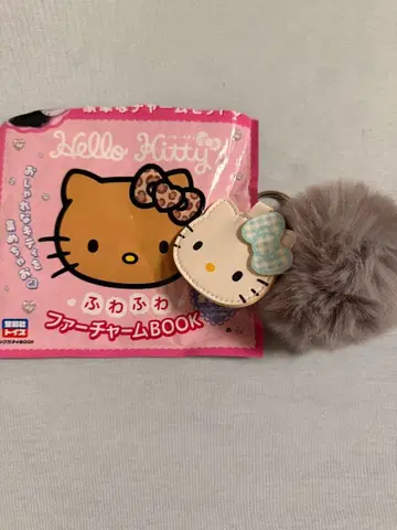 헬로키티 퍼 참 BOOK 키링