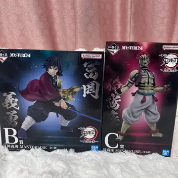 제일복권 귀멸의 칼날 상현의 삼 토미오카 기유 & 아카자 세트