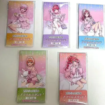 5등분의 신부 컴플리트 세트 아크릴 스탠드 5점 세트