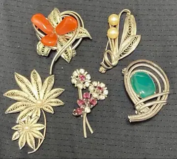 여성용 브로치 5세트