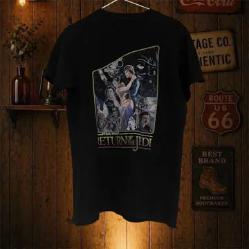 [ Star Wars ] 제다이의 귀환 무비T셔츠 블랙 구제 의류