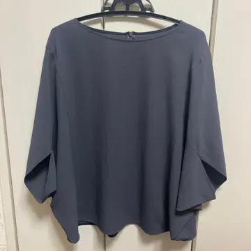 언타이틀 UNTITLED 블라우스 셔츠 차콜 그레이