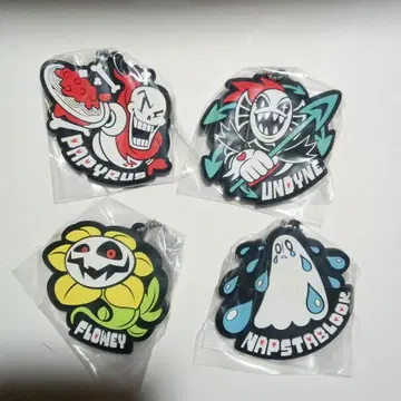 UNDERTALE 언더테일 캡슐 러버 마스코트 4개 세트