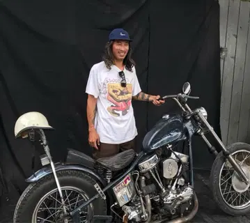 사이컴 라메 캡 네이비