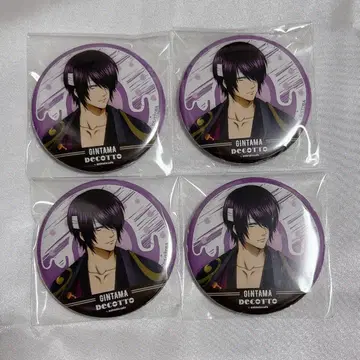 [라스트] 은혼 DECOTTO 도넛 캔뱃지 타카스기 신스케 4개