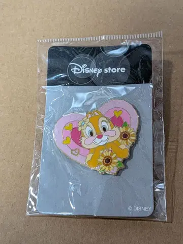 디즈니 스토어 클라리스 하트형 핀 배지 핀즈