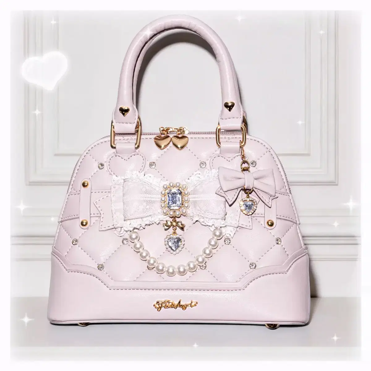 Noemi Quilting Heart Crossbody Bag | Bunjang Global