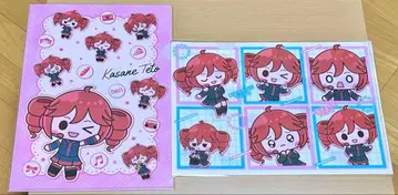 카사네 테토 키디랜드 클리어 파일 세트