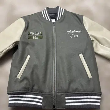 WindAndSea 가죽 바시티 자켓 미사용 새상품