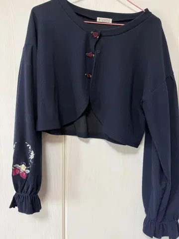 axes femme 딸기 패턴 가디건