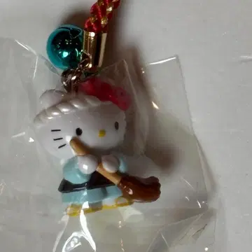 [ 미사용 ] 후쿠이 한정판 에이헤이지 절 하로키티 빗자루 스트랩