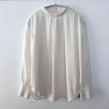 23구 스탠드 카라 긴팔 블라우스