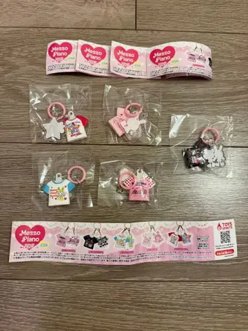 Mezzo Piano 메조 피아노 T셔츠 메지루시 참 컴플리트 세트