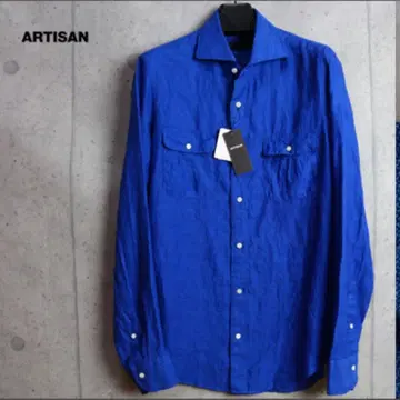 아티산 봄/여름 린넨 긴팔 셔츠 마 ARTISAN L