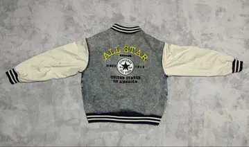 CONVERSE ALL STAR 바시티 자켓 그레이/화이트