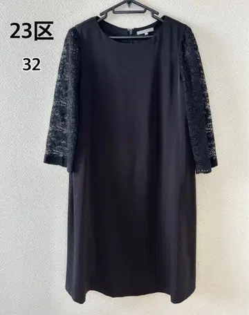 23구 레이스 새틴 원피스 포멀 드레스 32 블랙