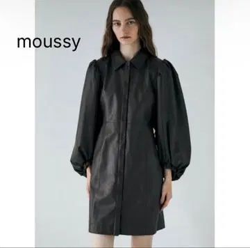 moussy 가죽 원피스