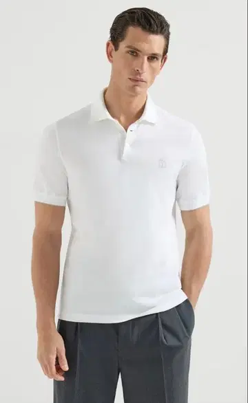 브루넬로쿠치넬리 S 피케 셔츠