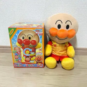 호빵맨 가챠 굴러라 봉제 인형