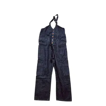 EVISU 에비수 데님 오버롤 인디고 03