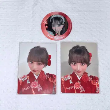 야마모토 루시아 후리소데 트레이딩 카드 캔뱃지 모아스타 MORE STAR