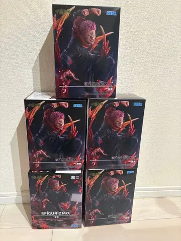 주술회전 스쿠나 FIGURIZMA 피규어 5개 세트 새상품