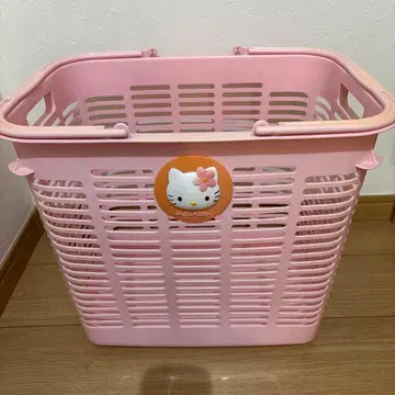 헬로키티 핑크 바스켓
