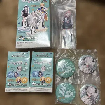 세가 럭키 쿠지 하츠네 미쿠 캔뱃지 호나미 아크릴 스탠드