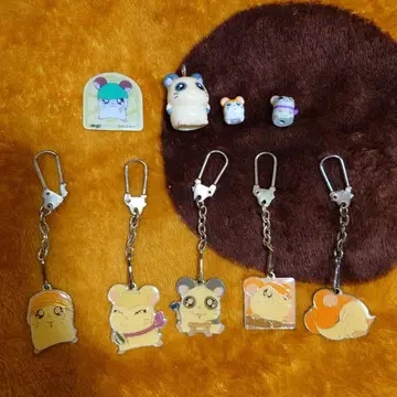 방가방가 햄토리 헤이세이 레트로 키링 피규어 9점 세트