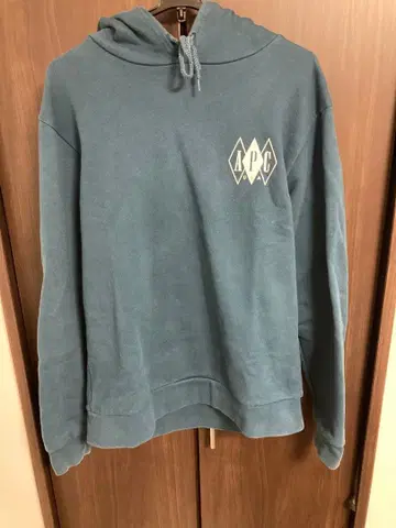 APC 아페세 후드티 후디 블루 로고 S 사이즈