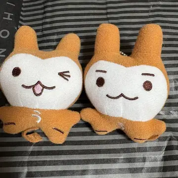 헤이세이 레트로 우사루상 봉제 인형 키링 볼체인 마스코트