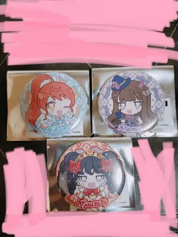 프리파라 가루마게돈 캔 배지 3개 세트