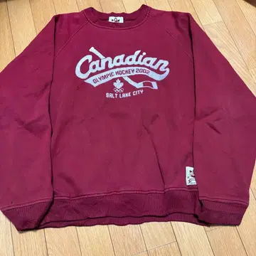 [ 캐나다제 ] 00s 솔트레이크 시티 올림픽 맨투맨 버건디