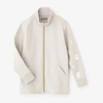 소우소우 SOU SOU 라치 파일 니트 ZIP UP BIKE 블루종