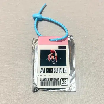 시호스 미카와 러기지 택 아크릴 키링 셰퍼 아비 코주