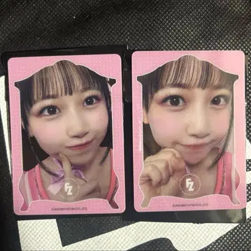 FRUITSZIPPER 마츠모토 카렌 클리어 트레이딩 카드 2장 세트