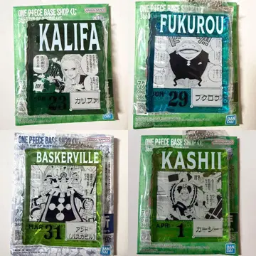 원피스 베이스샵 복권 아크릴 블록 참상 칼리파 외