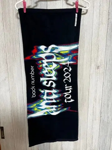 back number who sleeps tour 2024 타월