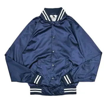 새틴 나일론 바시티 자켓 네이비 XL 라이트 아우터 여성용