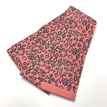 앤티크 오비 반폭 오비 물고기 추상 무늬 KO-1482