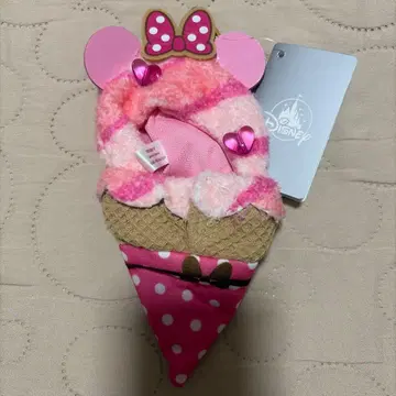 디즈니 스토어 포켓 부착 키체인 미니 아이스 봉제 인형
