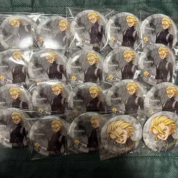 Dr.STONE 스탠리 GiGO 뜨개질 인형 캔뱃지