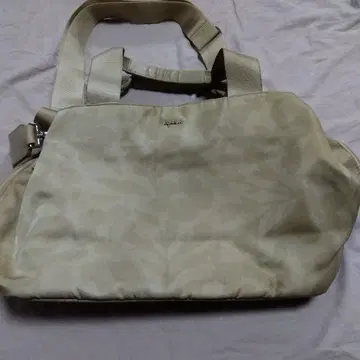 Agnes b 애니에스 베이지 숄더백 2way