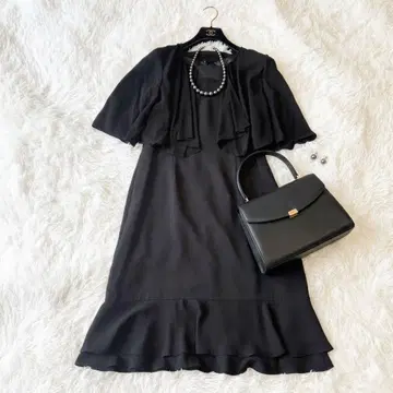 크로네 원피스 볼레로 세트 블랙 포멀 상복 여름